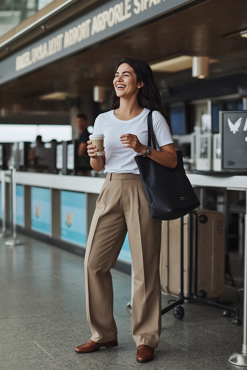 12 Stylish Airport Outfit Ideas for Every Type of Traveler - 4
